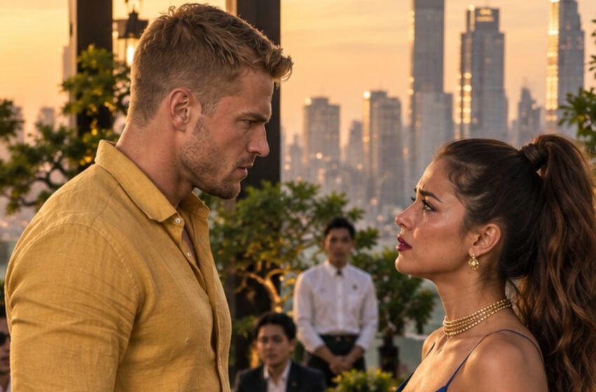  Part 2: High-Society Drama Shatters at Rooftop Restaurant as Man Accuses Wife of Vault Theft and Imposture Before Being Dragged Away by Security